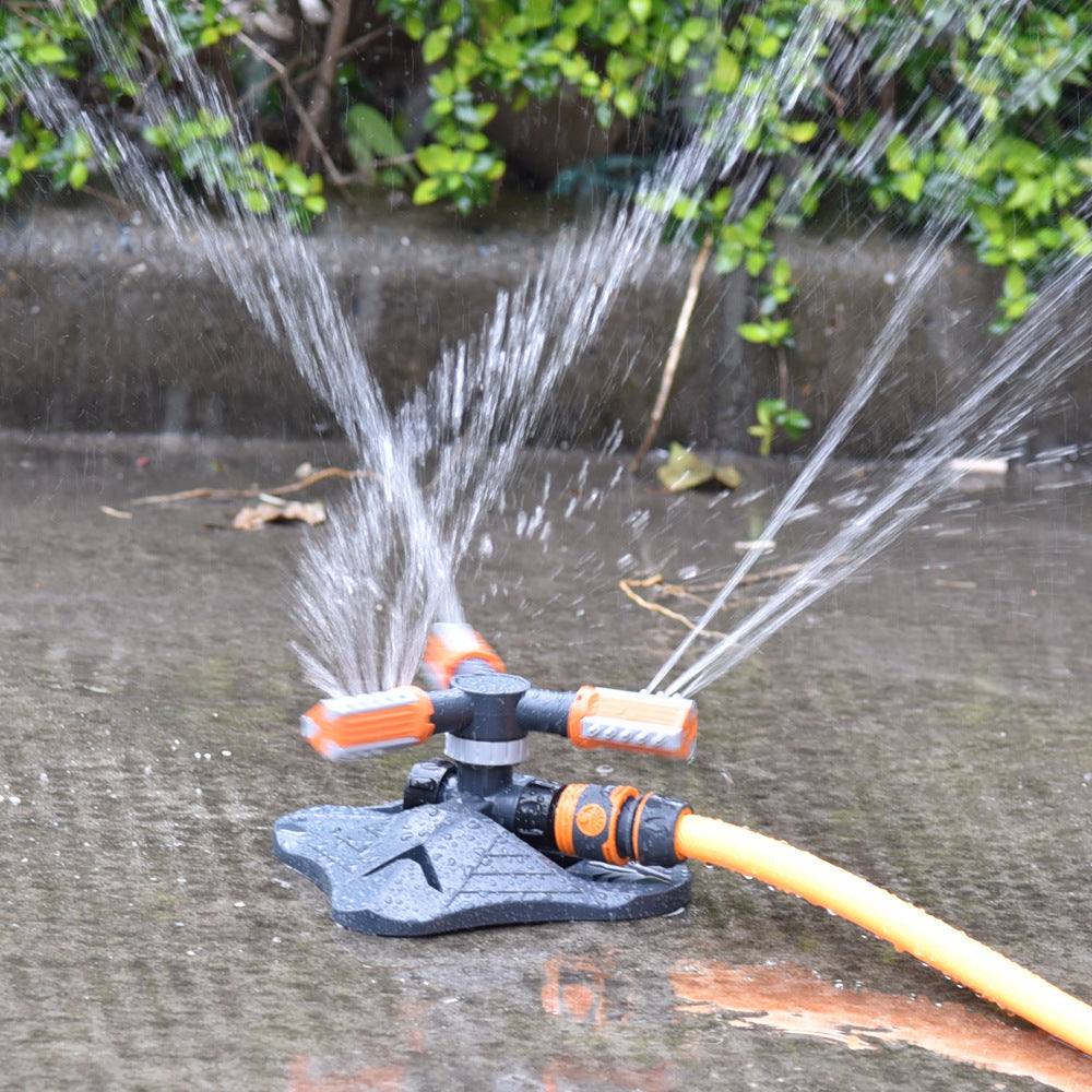 Adjustable 360 Degree 3-arm Rotating Sprinklers