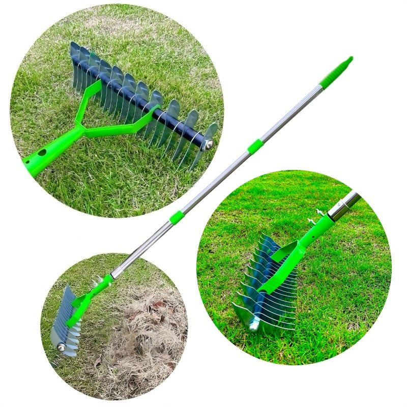 Lawn Hay Rake Garden Deciduous Rake Soil Ripper Garden Soil Rake