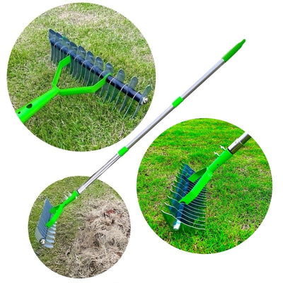 Lawn Hay Rake Garden Deciduous Rake Soil Ripper Garden Soil Rake