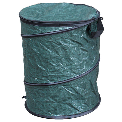 Trash Bag Round Bucket For Cleaning Garden Leaves